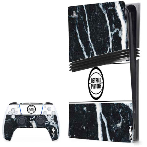 NBA Detroit Pistons Marble PlayStation PS5 Skins