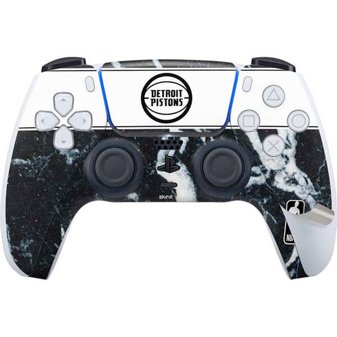 NBA Detroit Pistons Marble PS5 Pro Bundle Skin