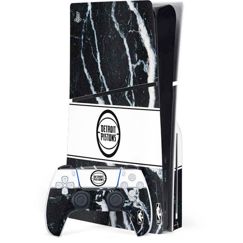 NBA Detroit Pistons Marble PlayStation PS5 Skins