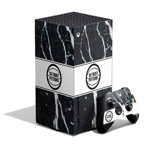 NBA Detroit Pistons Marble XBox Series X Digital Edition Bundle Skin