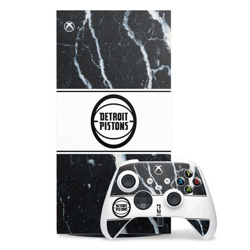 NBA Detroit Pistons Marble Xbox Series X Skins