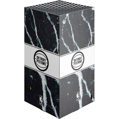 NBA Detroit Pistons Marble XBox Series X Digital Edition Console Skin