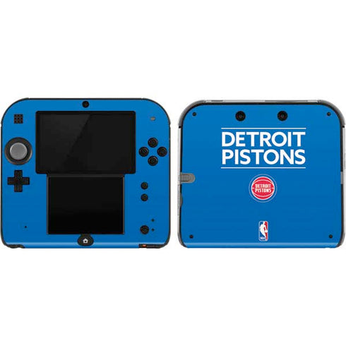 NBA Detroit Pistons Standard - Blue Nintendo 2DS Skin