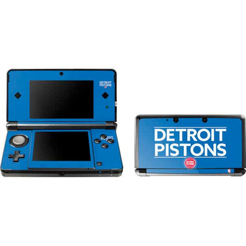 NBA Detroit Pistons Standard - Blue 3DS (2011) Skin