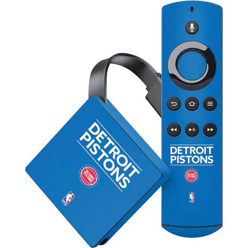 NBA Detroit Pistons Standard - Blue Amazon Fire TV Skin