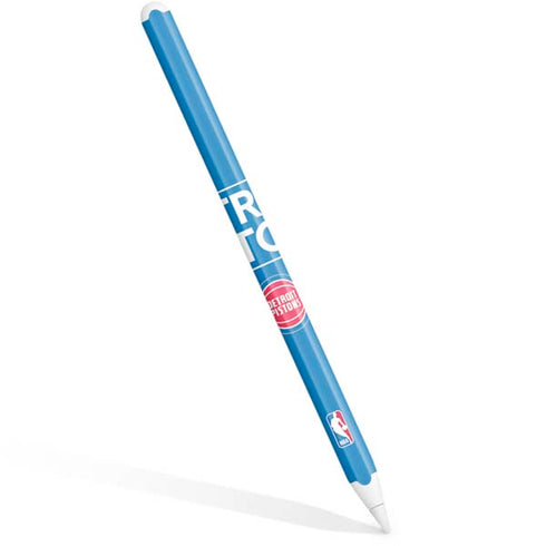 NBA Detroit Pistons Standard - Blue Apple Pencil (2nd Gen 2019) Skin