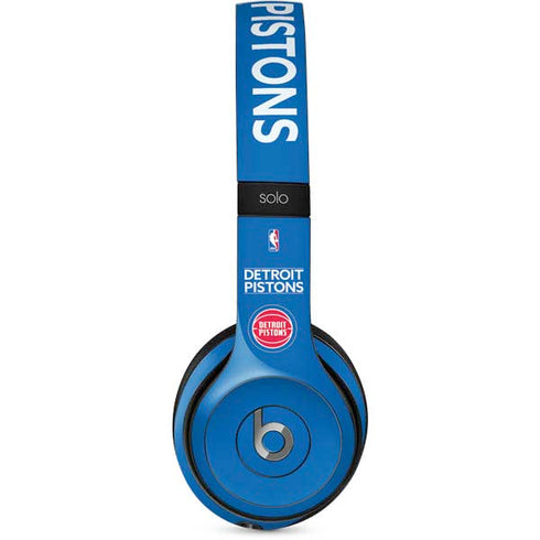 NBA Detroit Pistons Standard - Blue Beats Solo 2 Wired Skin