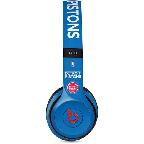 NBA Detroit Pistons Standard - Blue Beats Solo 2 Wireless Skin