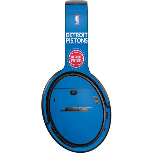 NBA Detroit Pistons Standard - Blue Bose QuietComfort 35 Headphones Skin