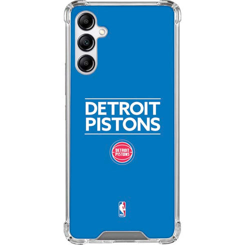 NBA Detroit Pistons Standard - Blue Gabb Phone 4 Clear Case