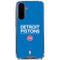 NBA Detroit Pistons Standard - Blue Galaxy A36 5G Clear Case