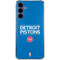 NBA Detroit Pistons Standard - Blue Galaxy A55 5G Clear Case