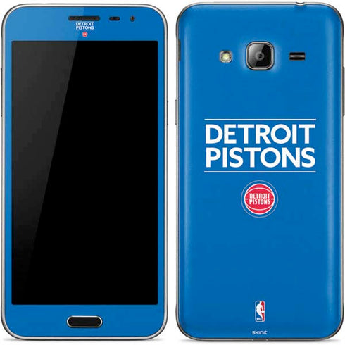 NBA Detroit Pistons Standard - Blue Galaxy J3 Skin