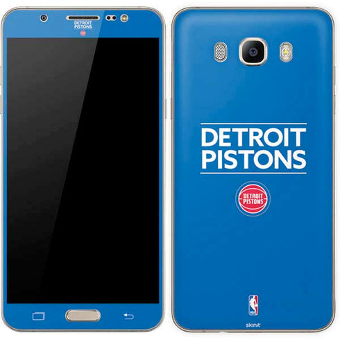 NBA Detroit Pistons Standard - Blue Galaxy J7 Skin