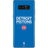 NBA Detroit Pistons Standard - Blue Galaxy Note 8 Skin
