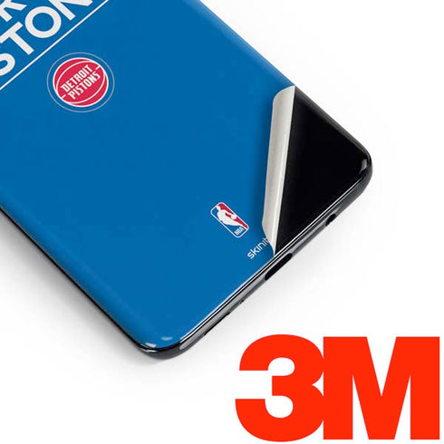 NBA Detroit Pistons Standard - Blue Galaxy S10 Skin