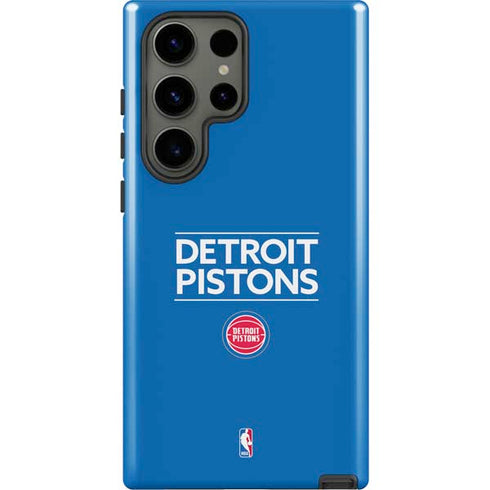 NBA Detroit Pistons Standard - Blue Galaxy S23 Ultra Pro Case