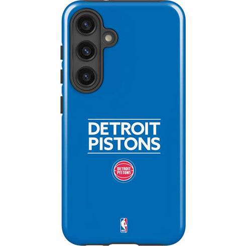 NBA Detroit Pistons Standard - Blue Galaxy S25 Impact Case