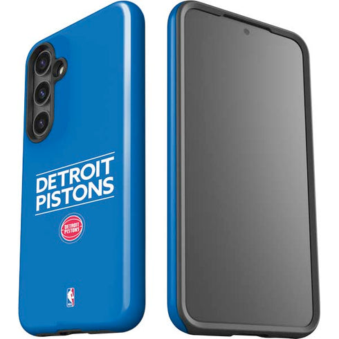 NBA Detroit Pistons Standard - Blue Galaxy S25 Impact Case