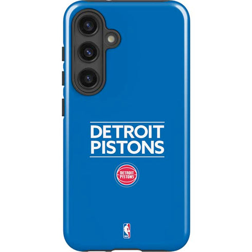 NBA Detroit Pistons Standard - Blue Galaxy S25 Plus Impact Case