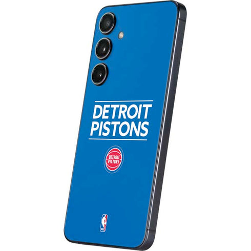 NBA Detroit Pistons Standard - Blue Galaxy S24 Plus Skin