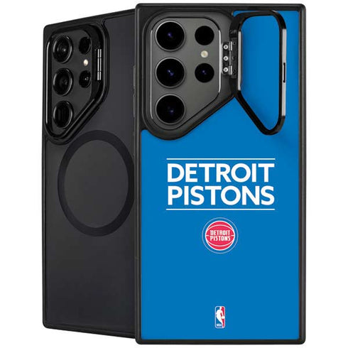 NBA Detroit Pistons Standard - Blue Galaxy S25 Ultra Kickstand Case