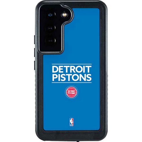 NBA Detroit Pistons Standard - Blue Galaxy S24 Waterproof Case