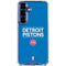 NBA Detroit Pistons Standard - Blue Galaxy S25 Clear Case
