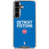 NBA Detroit Pistons Standard - Blue Galaxy S26 Clear Case
