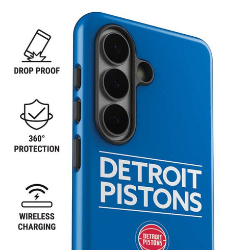 NBA Detroit Pistons Standard - Blue Galaxy S26 Impact Case