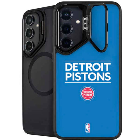 NBA Detroit Pistons Standard - Blue Galaxy S26 Kickstand Case