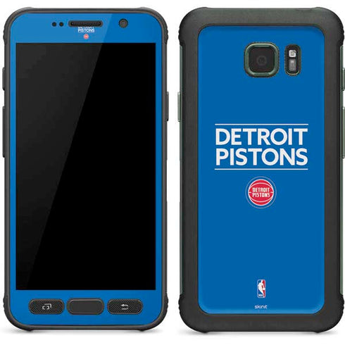 NBA Detroit Pistons Standard - Blue Galaxy S7 Active Skin