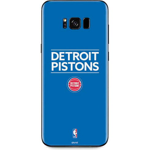 NBA Detroit Pistons Standard - Blue Galaxy S8 Plus Skin