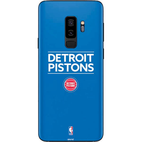 NBA Detroit Pistons Standard - Blue Galaxy S9 Plus Skin