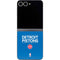 NBA Detroit Pistons Standard - Blue Galaxy Z Flip6 Skin