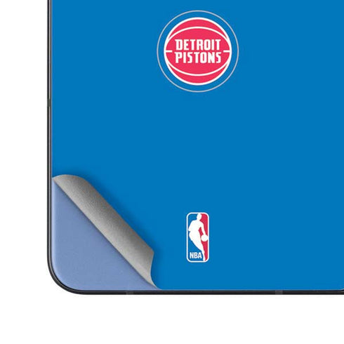 NBA Detroit Pistons Standard - Blue Galaxy Z Fold5 5G Skin