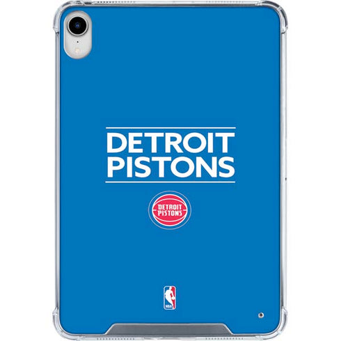 NBA Detroit Pistons Standard - Blue iPad 11th Gen (2025) Clear Case