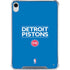 NBA Detroit Pistons Standard - Blue iPad 11th Gen (2025) Clear Case