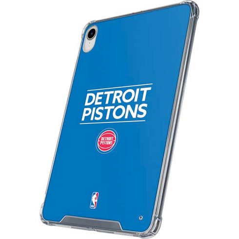 NBA Detroit Pistons Standard - Blue iPad 11th Gen (2025) Clear Case