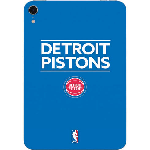 NBA Detroit Pistons Standard - Blue Apple iPad Mini Skin
