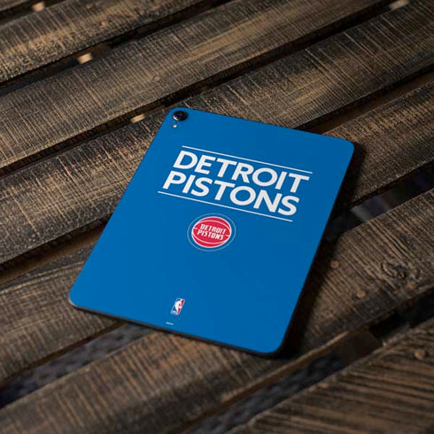 NBA Detroit Pistons Standard - Blue Apple iPad Pro Skin