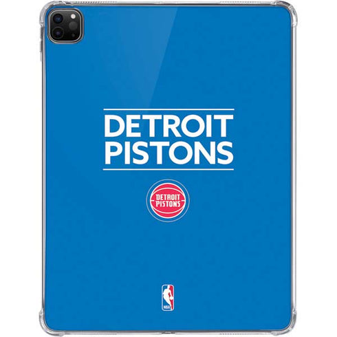 NBA Detroit Pistons Standard - Blue iPad Pro 11in (2024) Clear Case