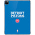 NBA Detroit Pistons Standard - Blue iPad Pro 11in (2024) Clear Case