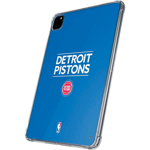 NBA Detroit Pistons Standard - Blue iPad Pro 11in (2024) Clear Case