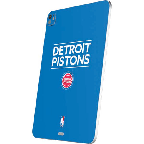 NBA Detroit Pistons Standard - Blue iPad Pro 13in M4 (2024) Skin