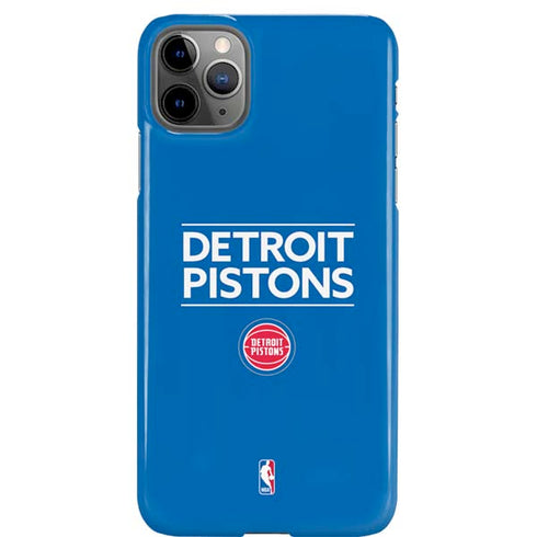 NBA Detroit Pistons Standard - Blue iPhone Cases
