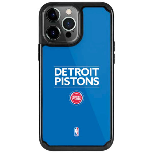 NBA Detroit Pistons Standard - Blue iPhone Cases