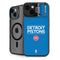 NBA Detroit Pistons Standard - Blue iPhone 15 Kickstand Case