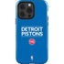 NBA Detroit Pistons Standard - Blue iPhone 15 Pro Impact Case