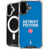NBA Detroit Pistons Standard - Blue iPhone 16 MagSafe Case